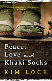 Peace Love and Khaki Socks by Kim Lock